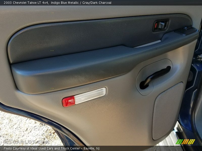 Indigo Blue Metallic / Gray/Dark Charcoal 2003 Chevrolet Tahoe LT 4x4