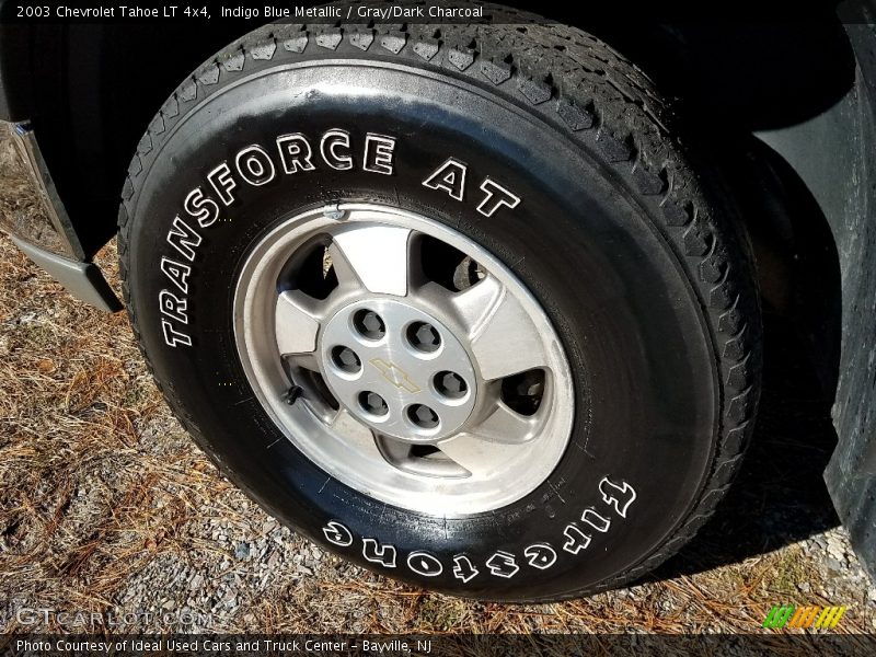 Indigo Blue Metallic / Gray/Dark Charcoal 2003 Chevrolet Tahoe LT 4x4