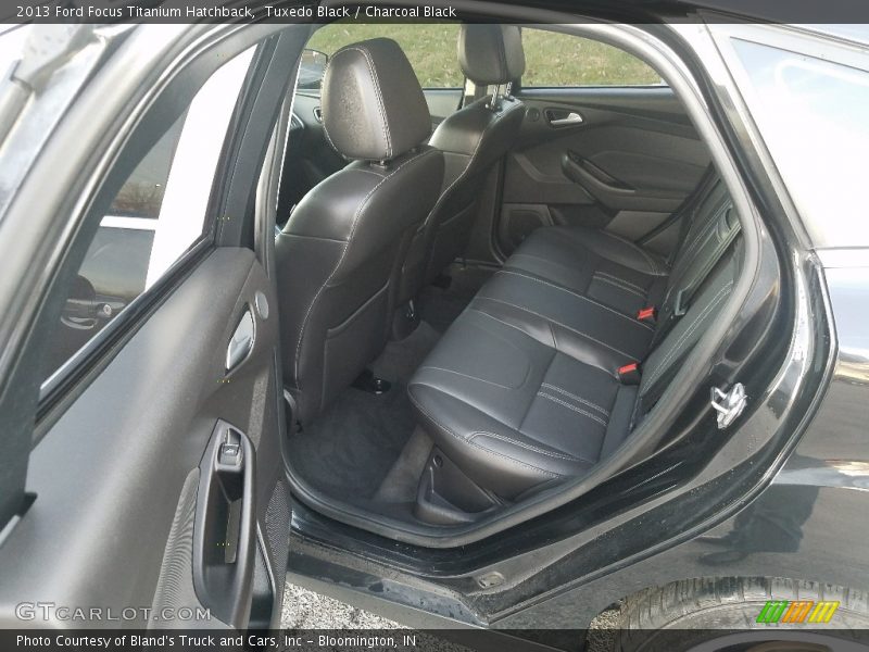 Tuxedo Black / Charcoal Black 2013 Ford Focus Titanium Hatchback