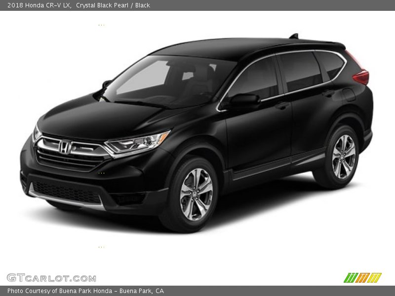 Crystal Black Pearl / Black 2018 Honda CR-V LX