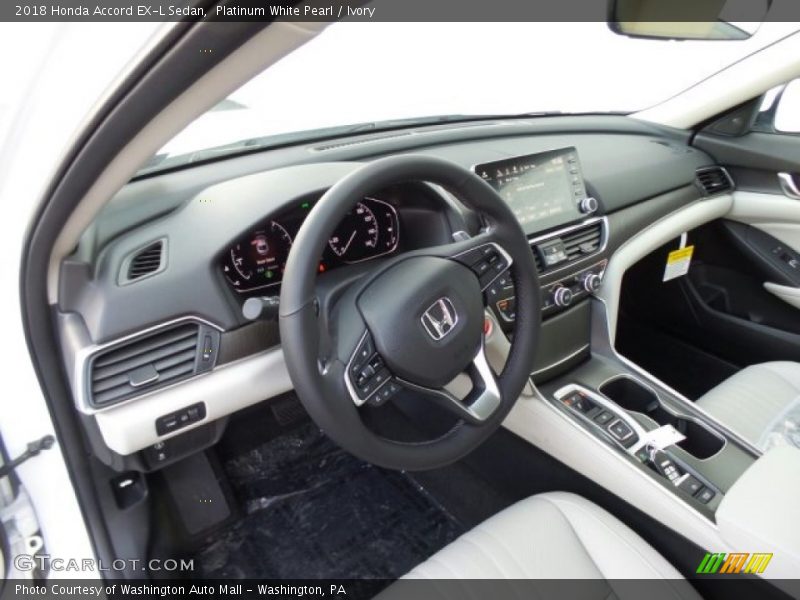  2018 Accord EX-L Sedan Ivory Interior