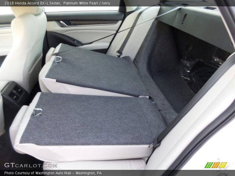 Rear Seat of 2018 Accord EX-L Sedan