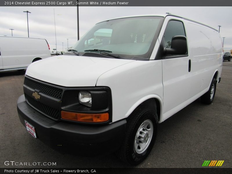 Summit White / Medium Pewter 2014 Chevrolet Express 2500 Cargo WT