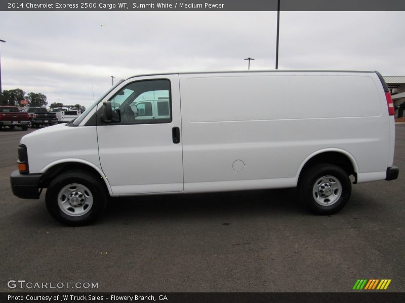 Summit White / Medium Pewter 2014 Chevrolet Express 2500 Cargo WT