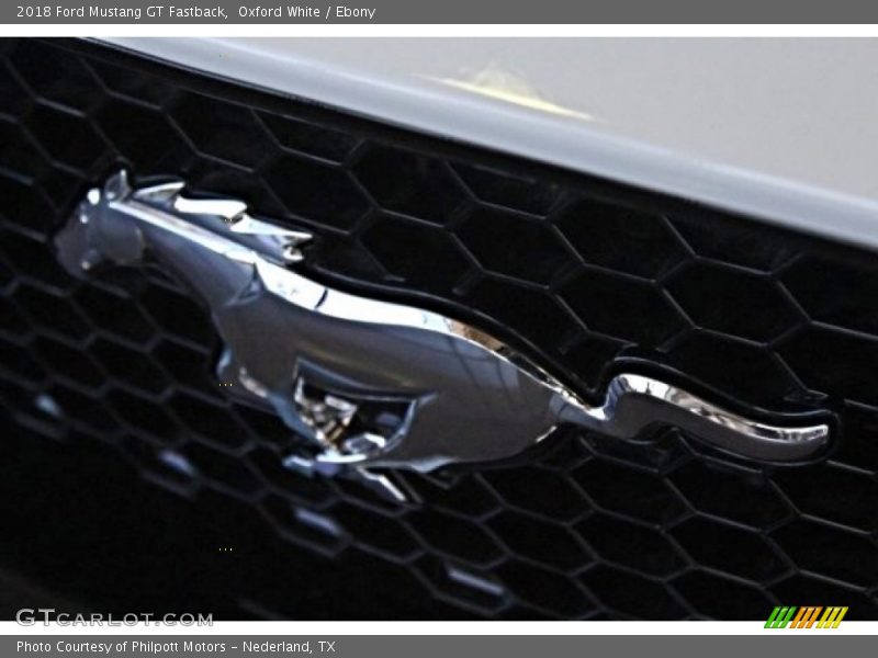 Oxford White / Ebony 2018 Ford Mustang GT Fastback