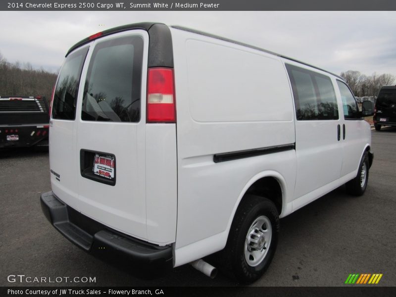 Summit White / Medium Pewter 2014 Chevrolet Express 2500 Cargo WT