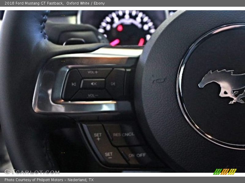 Oxford White / Ebony 2018 Ford Mustang GT Fastback