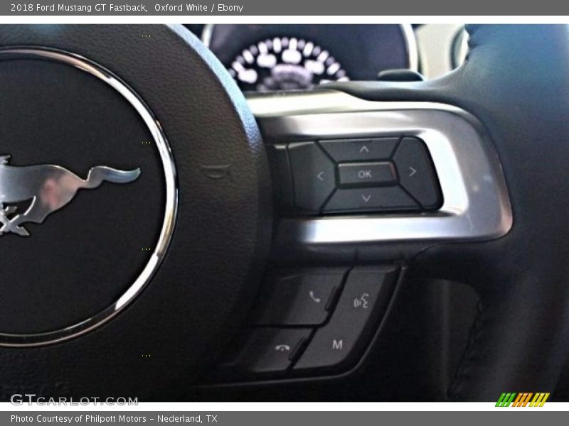 Oxford White / Ebony 2018 Ford Mustang GT Fastback