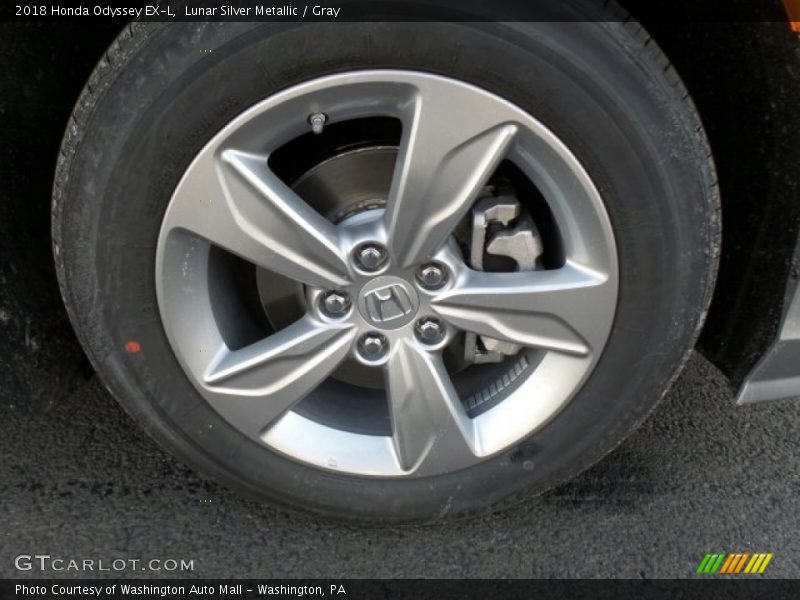 Lunar Silver Metallic / Gray 2018 Honda Odyssey EX-L