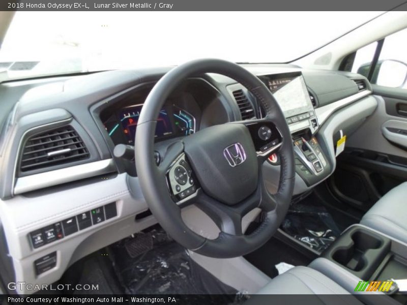 Lunar Silver Metallic / Gray 2018 Honda Odyssey EX-L