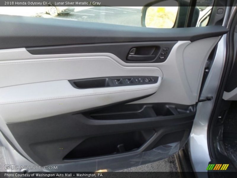 Lunar Silver Metallic / Gray 2018 Honda Odyssey EX-L
