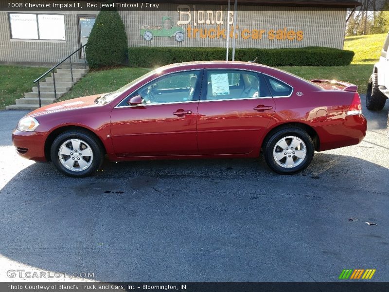 Red Jewel Tintcoat / Gray 2008 Chevrolet Impala LT