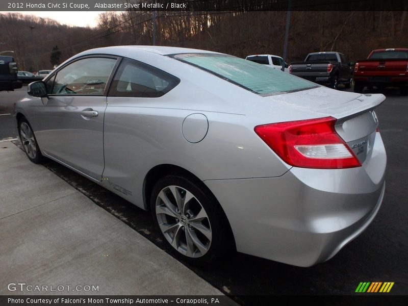 Alabaster Silver Metallic / Black 2012 Honda Civic Si Coupe