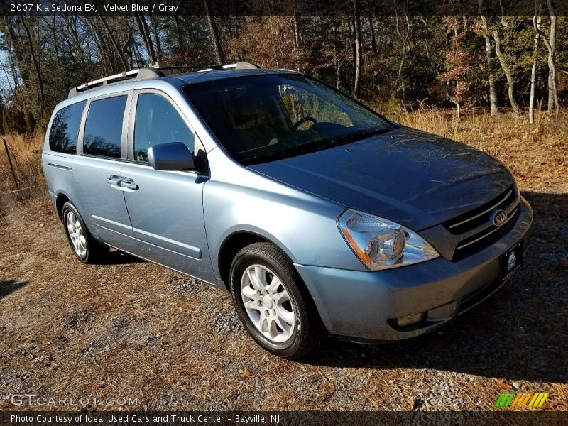 Velvet Blue / Gray 2007 Kia Sedona EX