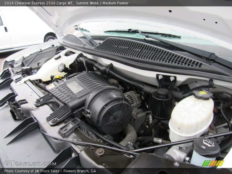 Summit White / Medium Pewter 2014 Chevrolet Express 2500 Cargo WT