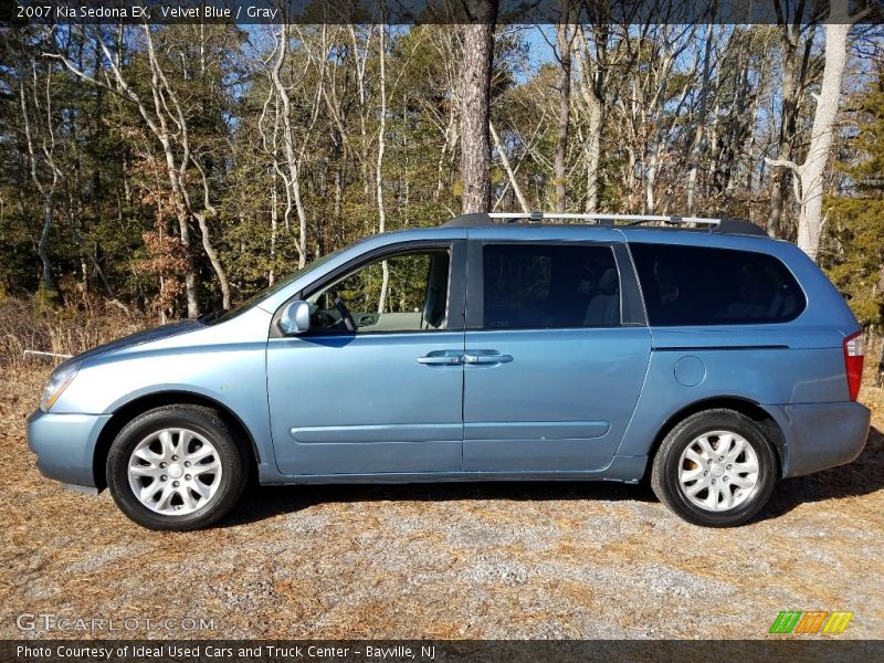 Velvet Blue / Gray 2007 Kia Sedona EX
