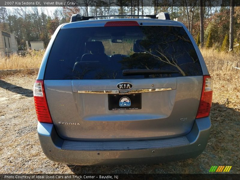 Velvet Blue / Gray 2007 Kia Sedona EX
