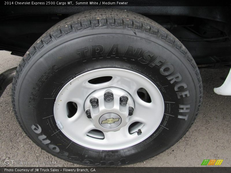 Summit White / Medium Pewter 2014 Chevrolet Express 2500 Cargo WT