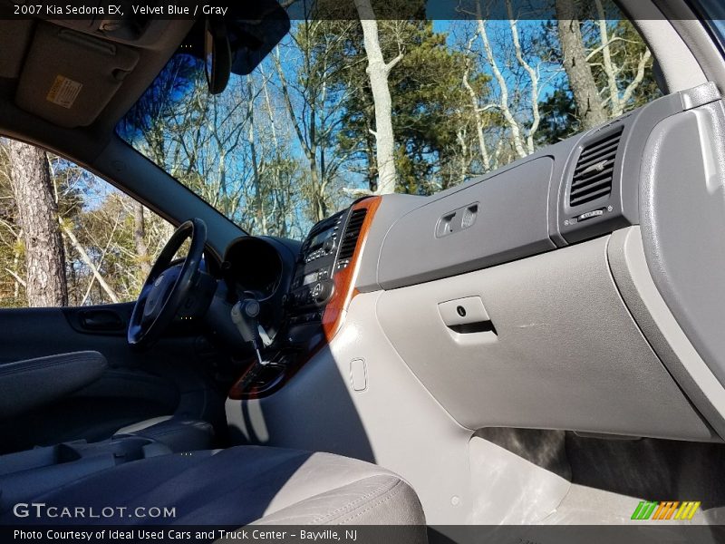 Velvet Blue / Gray 2007 Kia Sedona EX