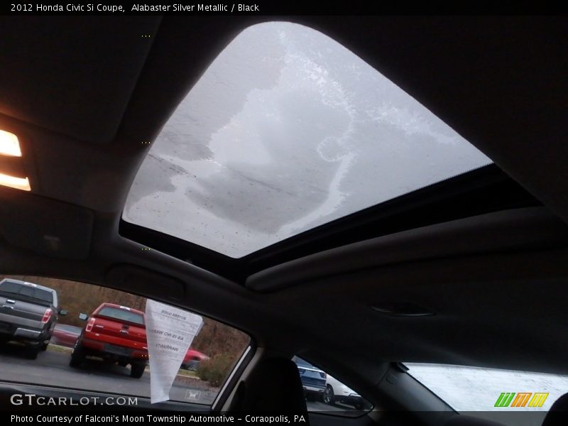 Alabaster Silver Metallic / Black 2012 Honda Civic Si Coupe