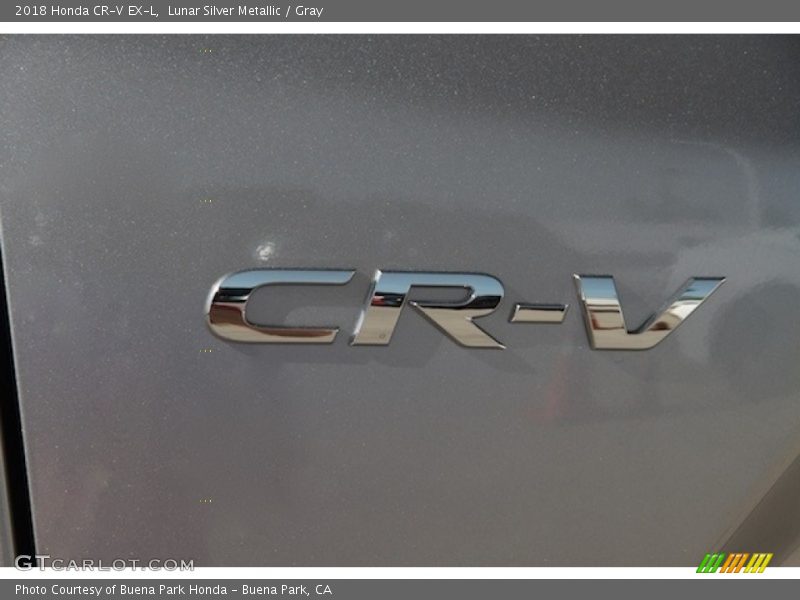 Lunar Silver Metallic / Gray 2018 Honda CR-V EX-L