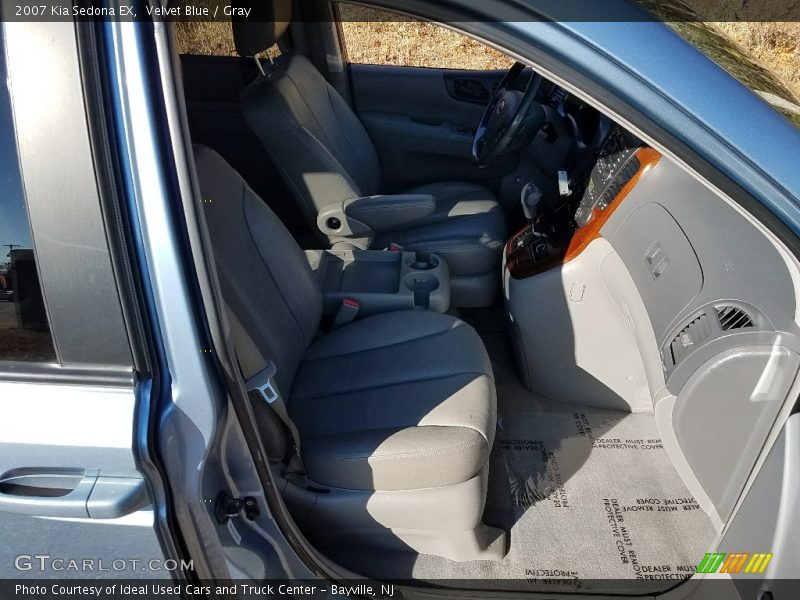 Velvet Blue / Gray 2007 Kia Sedona EX