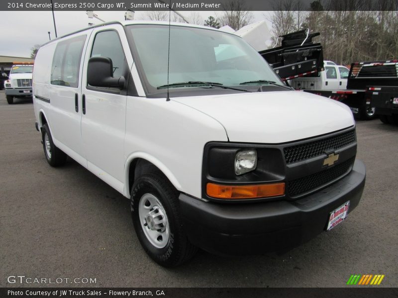 Summit White / Medium Pewter 2014 Chevrolet Express 2500 Cargo WT
