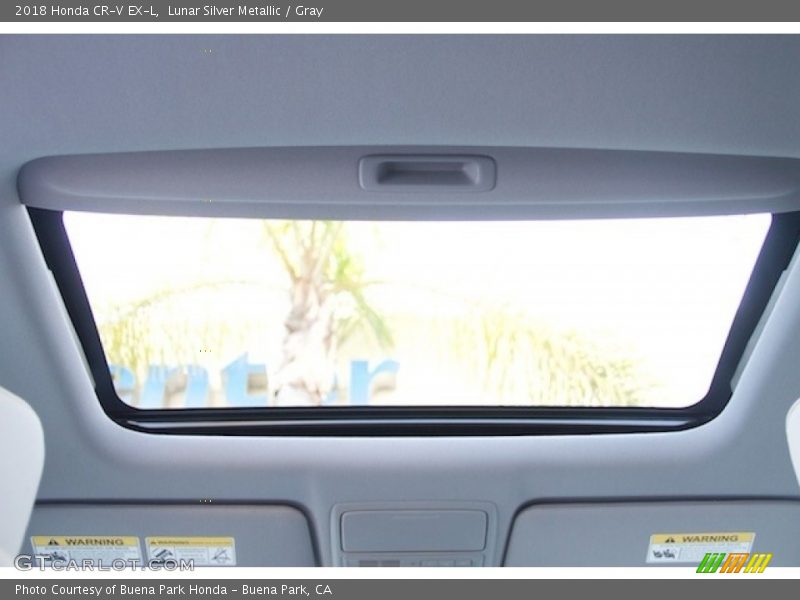 Lunar Silver Metallic / Gray 2018 Honda CR-V EX-L