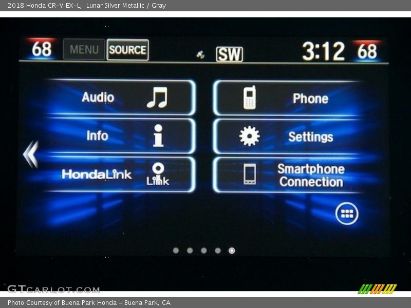 Lunar Silver Metallic / Gray 2018 Honda CR-V EX-L