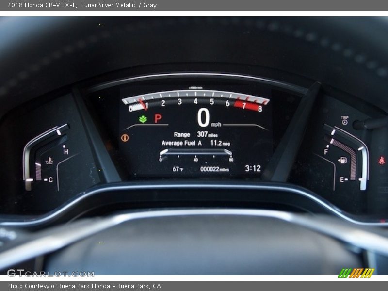 Lunar Silver Metallic / Gray 2018 Honda CR-V EX-L