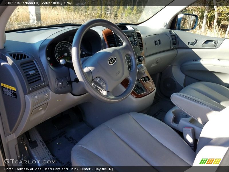 Velvet Blue / Gray 2007 Kia Sedona EX