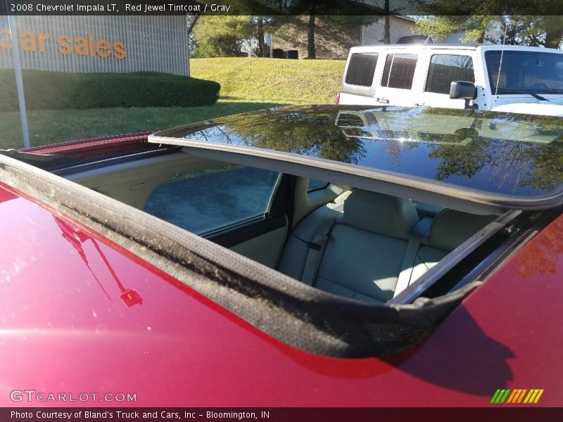 Red Jewel Tintcoat / Gray 2008 Chevrolet Impala LT