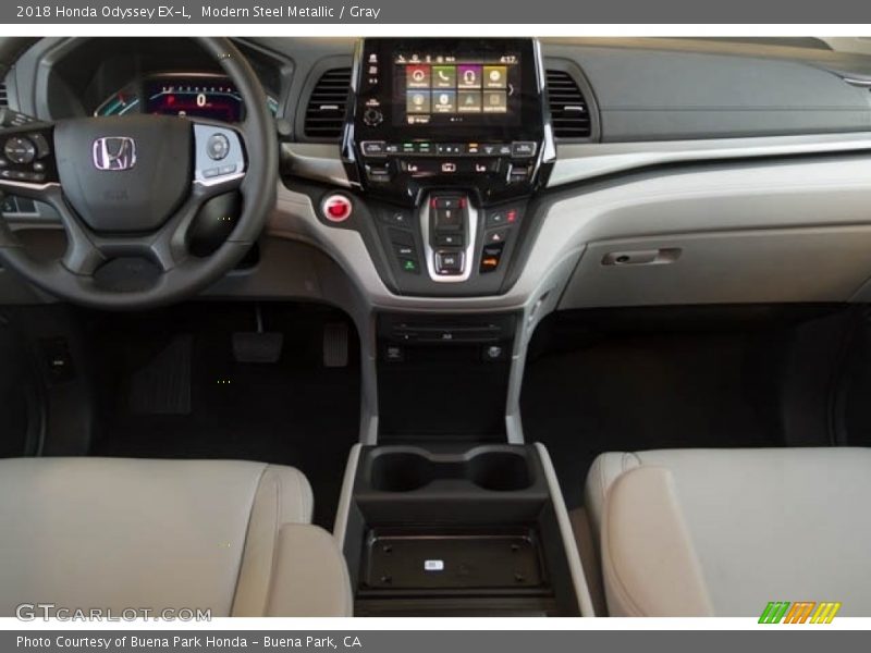 Modern Steel Metallic / Gray 2018 Honda Odyssey EX-L