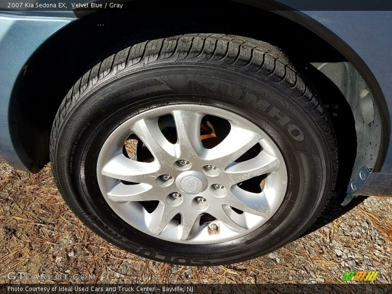 Velvet Blue / Gray 2007 Kia Sedona EX
