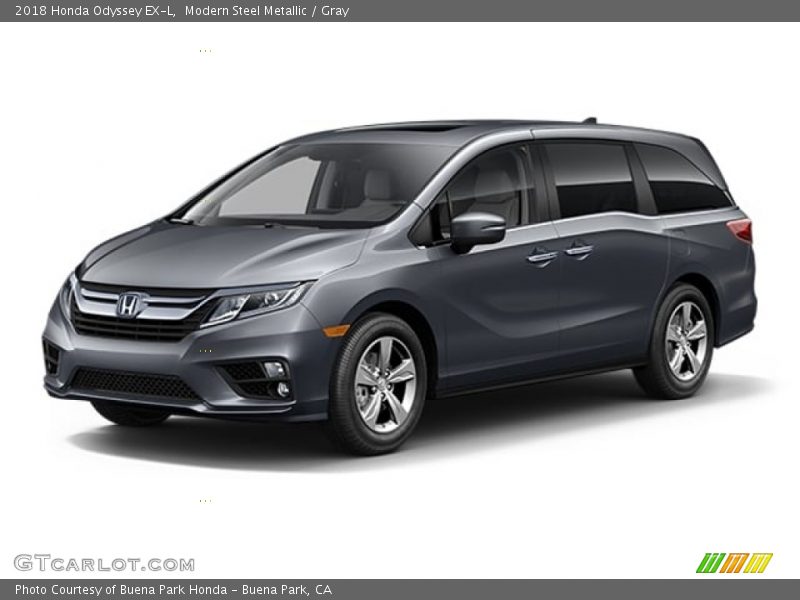 Modern Steel Metallic / Gray 2018 Honda Odyssey EX-L