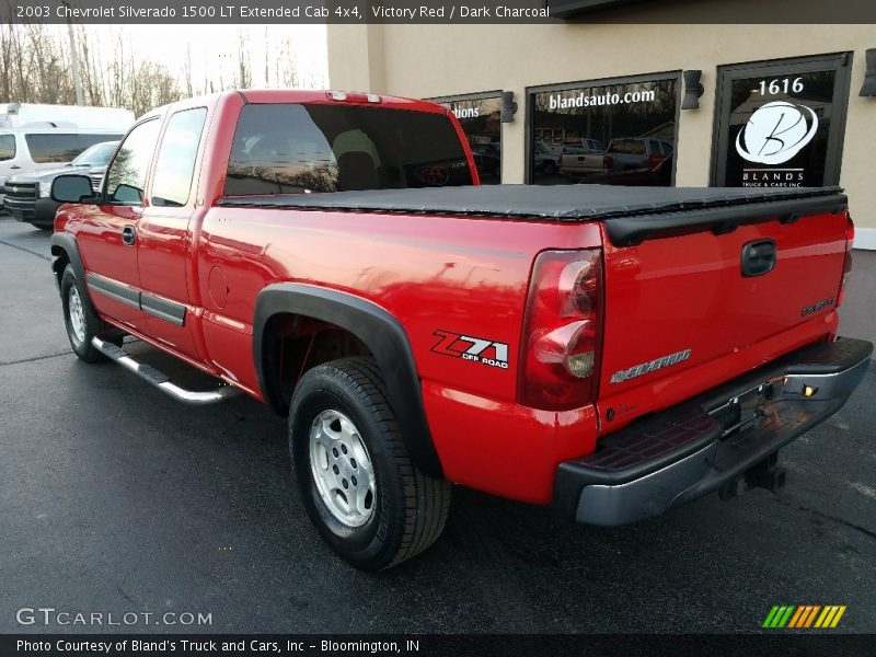 Victory Red / Dark Charcoal 2003 Chevrolet Silverado 1500 LT Extended Cab 4x4