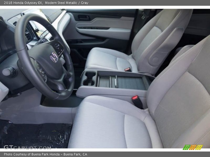 Modern Steel Metallic / Gray 2018 Honda Odyssey EX