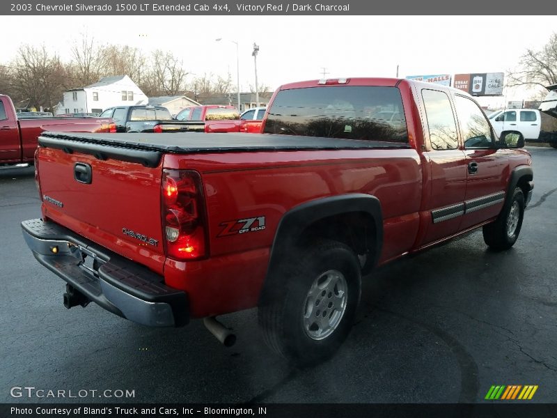 Victory Red / Dark Charcoal 2003 Chevrolet Silverado 1500 LT Extended Cab 4x4