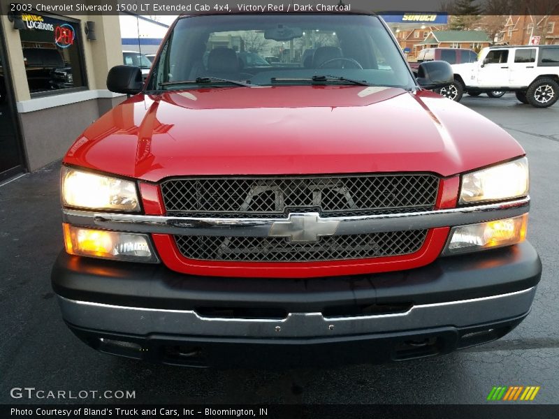 Victory Red / Dark Charcoal 2003 Chevrolet Silverado 1500 LT Extended Cab 4x4