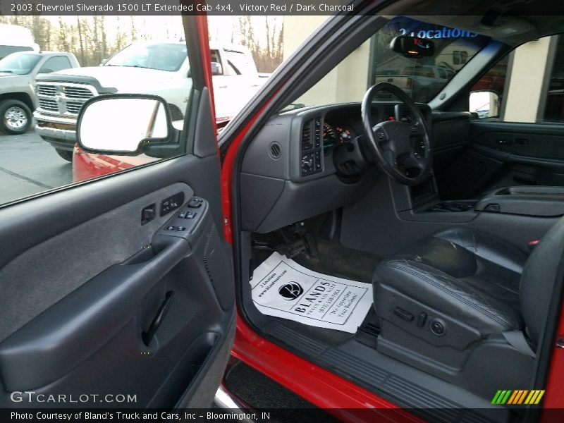 Victory Red / Dark Charcoal 2003 Chevrolet Silverado 1500 LT Extended Cab 4x4