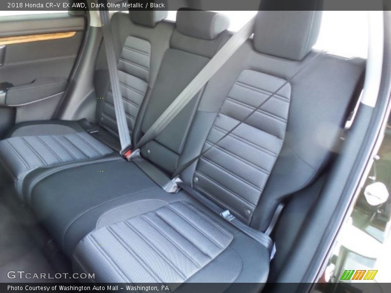 Dark Olive Metallic / Black 2018 Honda CR-V EX AWD