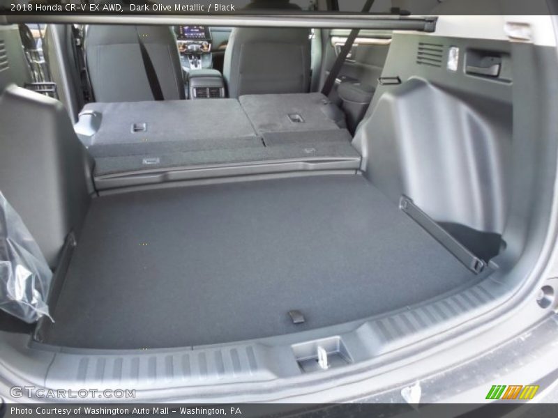 Dark Olive Metallic / Black 2018 Honda CR-V EX AWD
