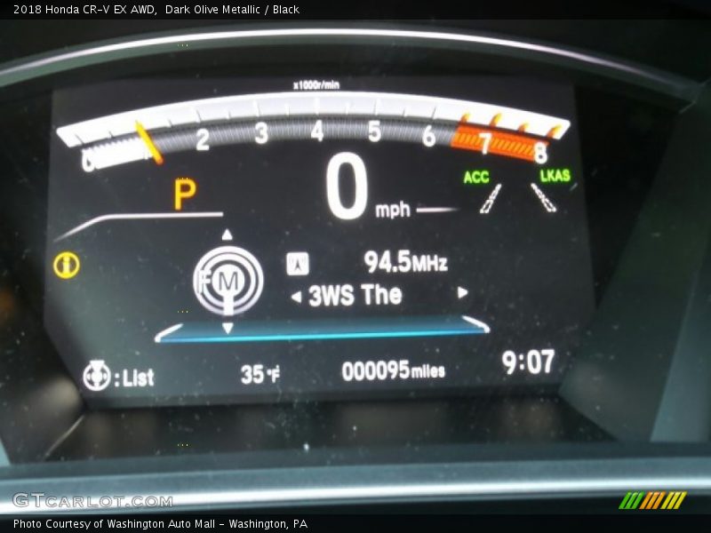 Dark Olive Metallic / Black 2018 Honda CR-V EX AWD