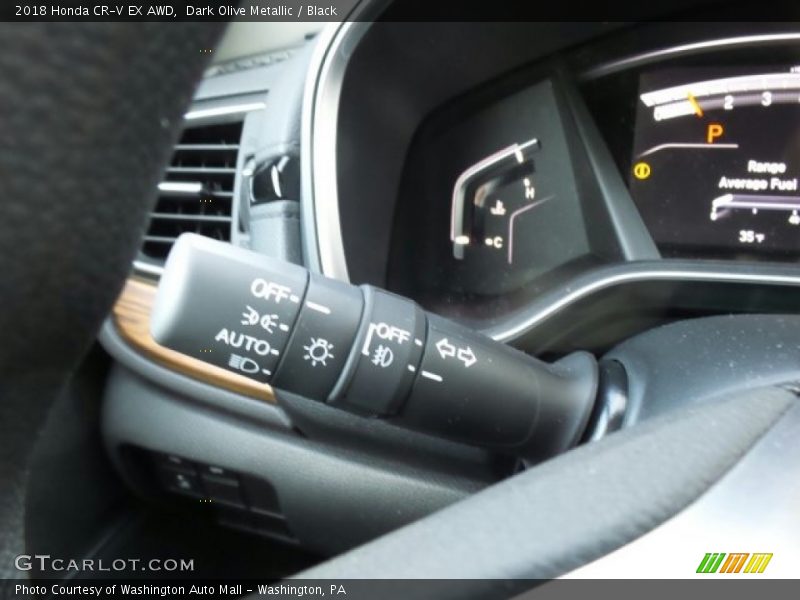 Dark Olive Metallic / Black 2018 Honda CR-V EX AWD