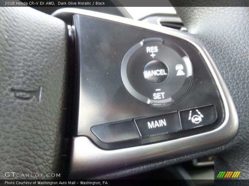 Dark Olive Metallic / Black 2018 Honda CR-V EX AWD