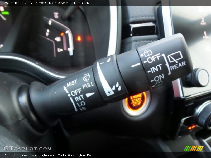 Dark Olive Metallic / Black 2018 Honda CR-V EX AWD