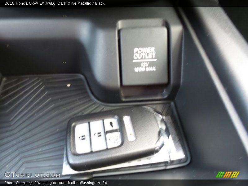 Dark Olive Metallic / Black 2018 Honda CR-V EX AWD
