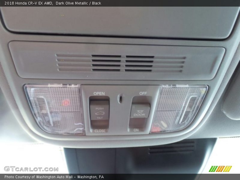 Dark Olive Metallic / Black 2018 Honda CR-V EX AWD