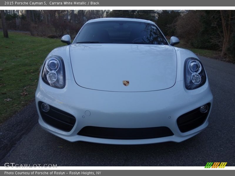 Carrara White Metallic / Black 2015 Porsche Cayman S