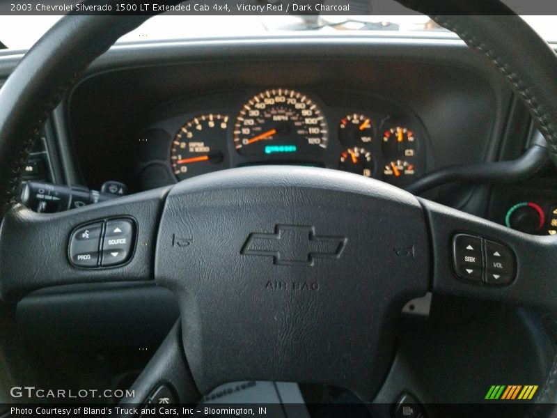 Victory Red / Dark Charcoal 2003 Chevrolet Silverado 1500 LT Extended Cab 4x4